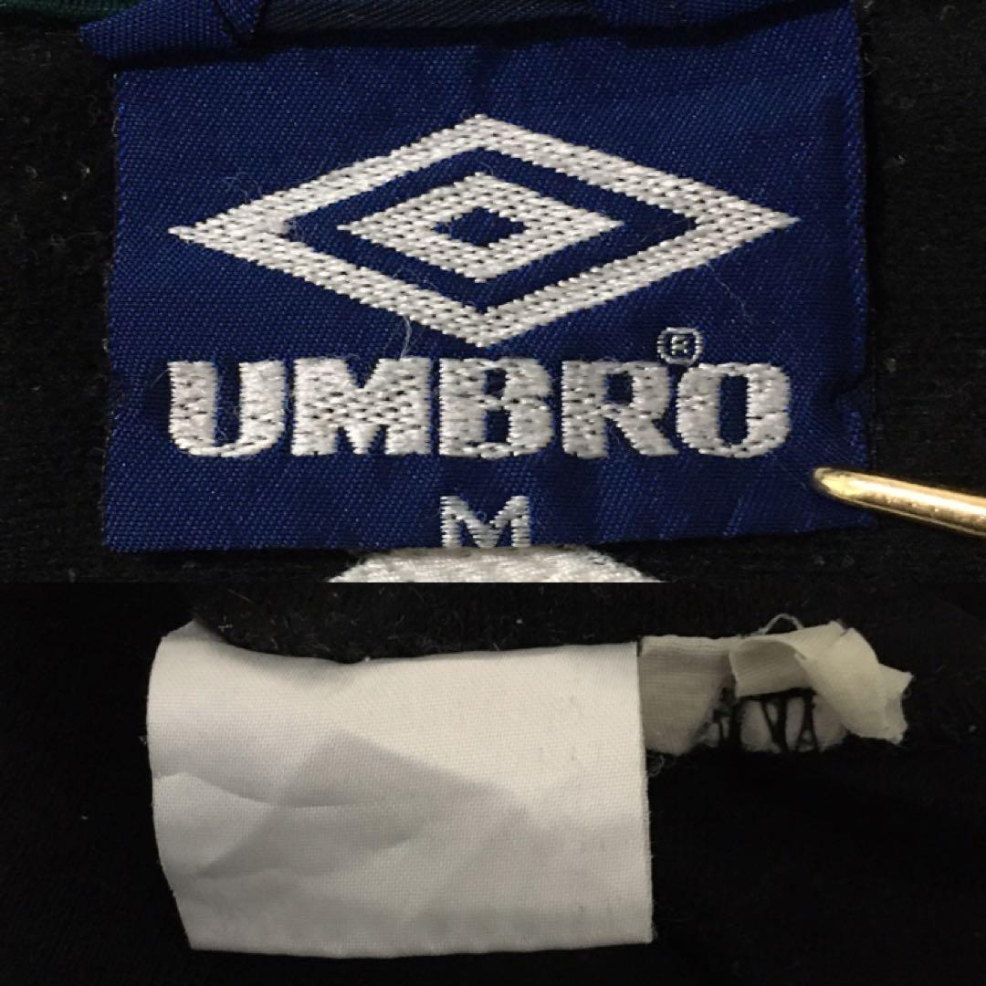 ヴィンテージアンブロ古着UMBROトラックジャケットジャージブラックDB888