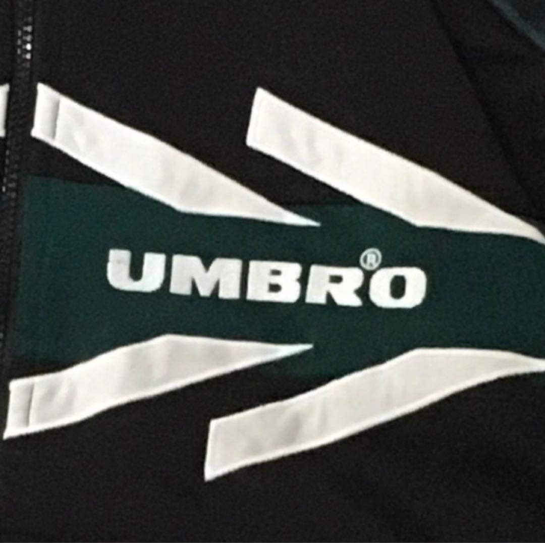 ヴィンテージアンブロ古着UMBROトラックジャケットジャージブラックDB888