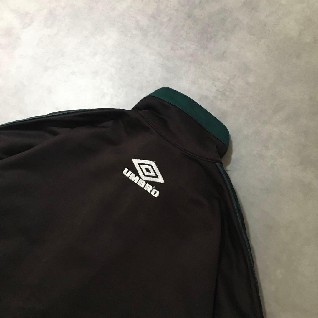 ヴィンテージアンブロ古着UMBROトラックジャケットジャージブラックDB888