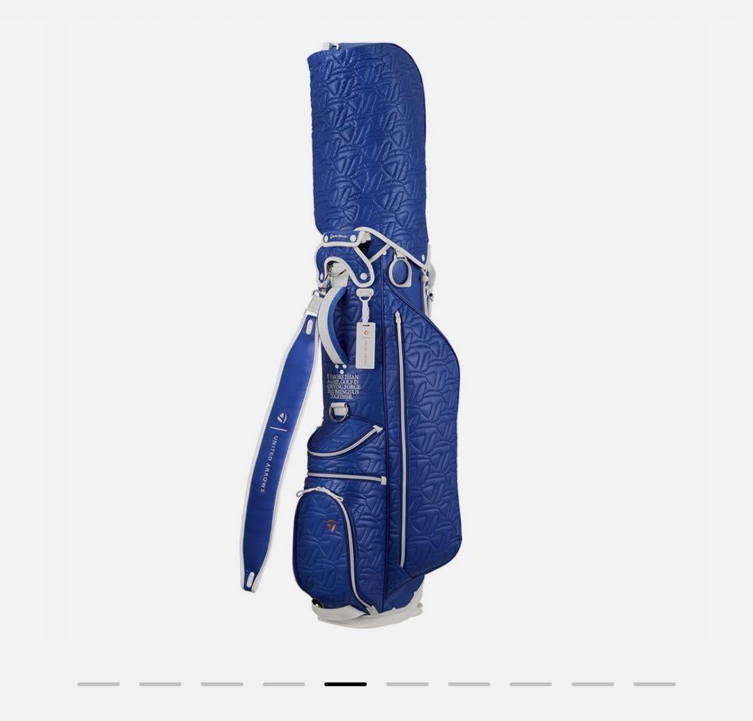 テーラーメイド　ユナイテッドアローズ　ゴルフバッグ　ブルー