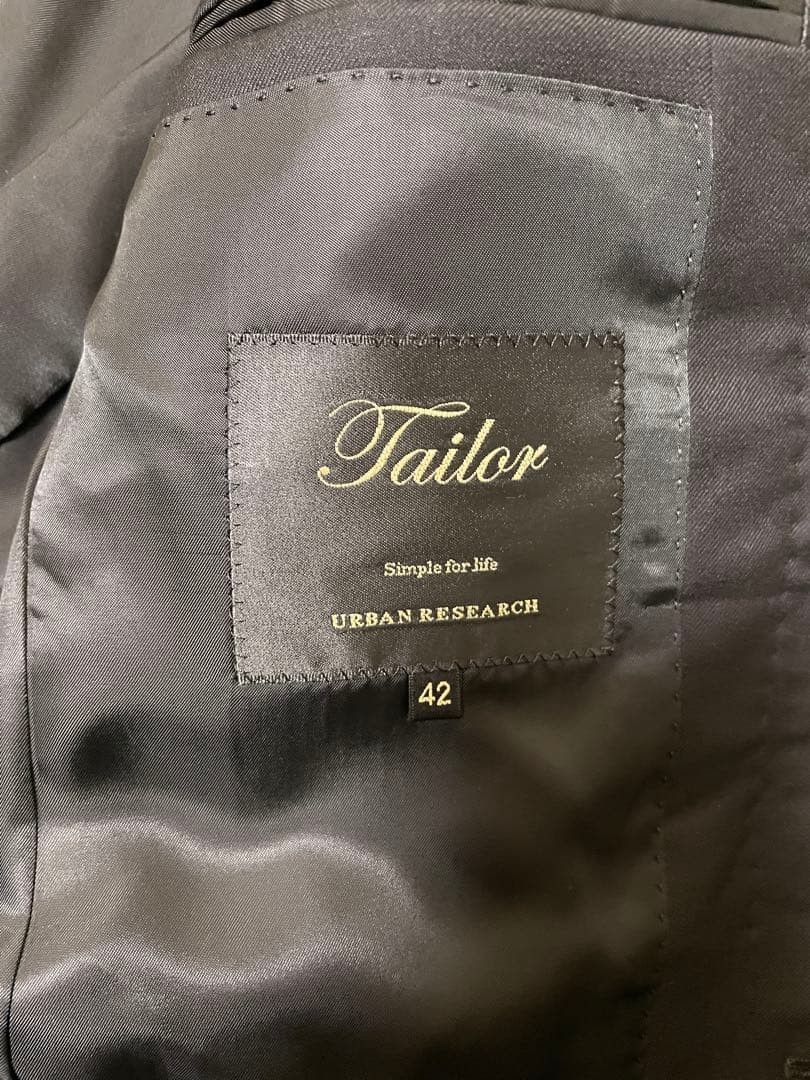 【URBAN RESEARCH】ブラックスーツ サイズ42