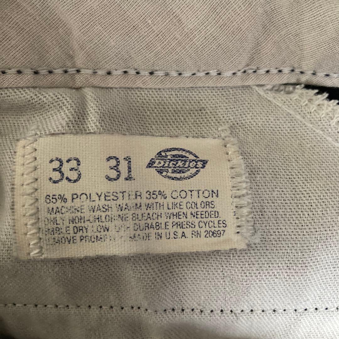 80s 90s dickies 874 usa製 ブラック　チビタグ　黒