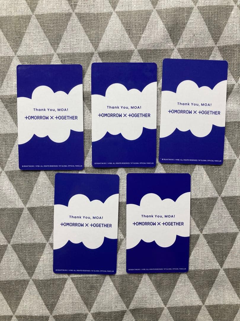 TXT MOA FC クイズ セット 当選 全員 限定 トレカ