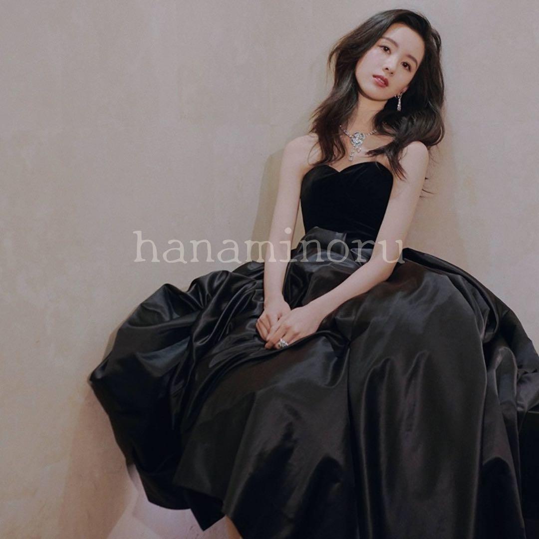 結婚式　前撮り　黒　ドレス　二次会　パーティー　お色直し　披露宴　街撮り