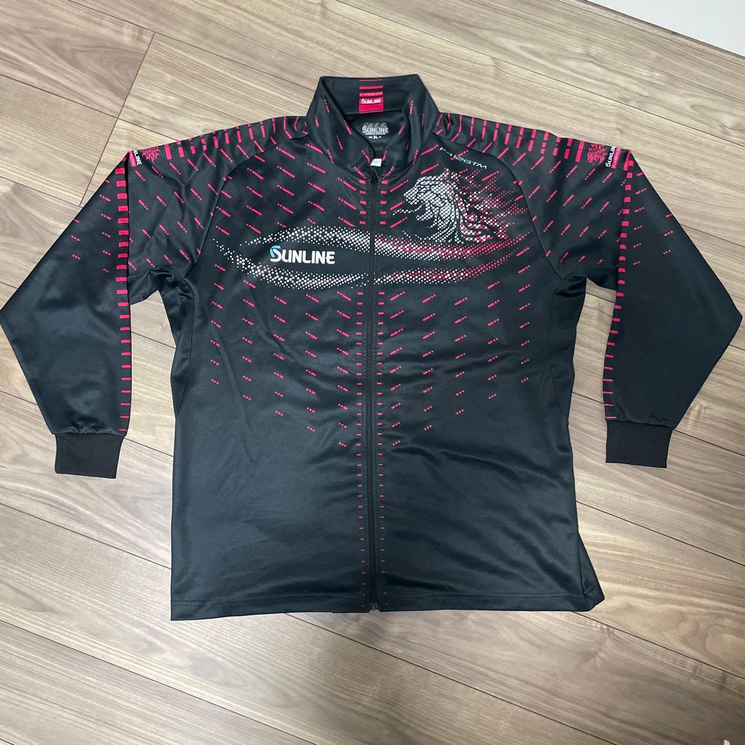 サンライン スペシャリスト フルジップアップシャツ ブラック 3L