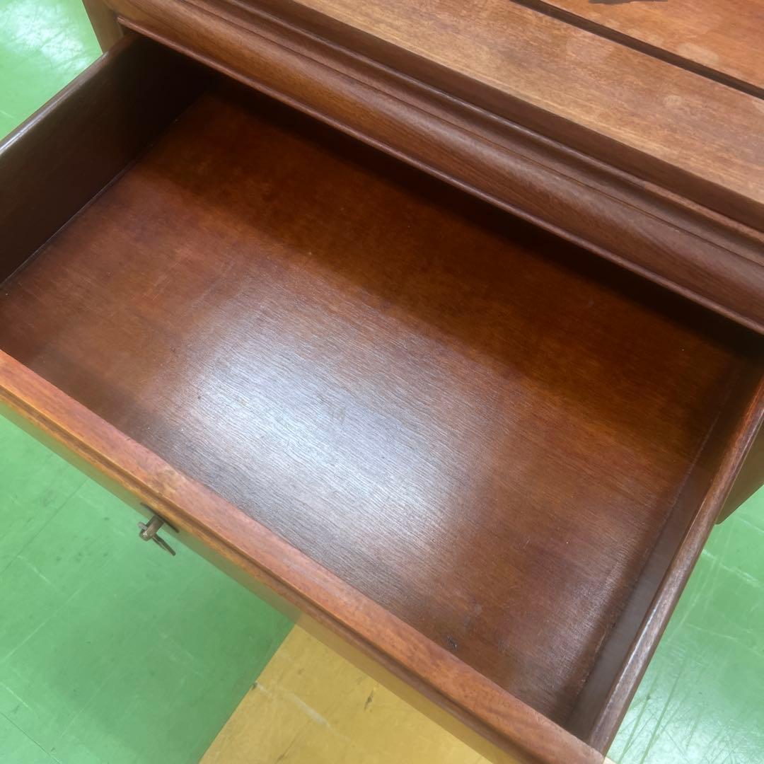 最終値下げ‼️250 サイドテーブル 電話台　引き出付　アンティーク　昭和レトロ