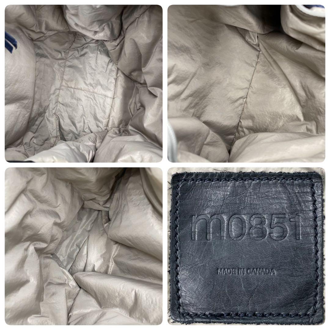 美品 m0851 ANILINE FOLDED CORNER リュック バッグ