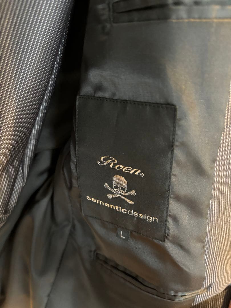 Roen ｘSemantic design ロエン　スーツセットアップ　光沢