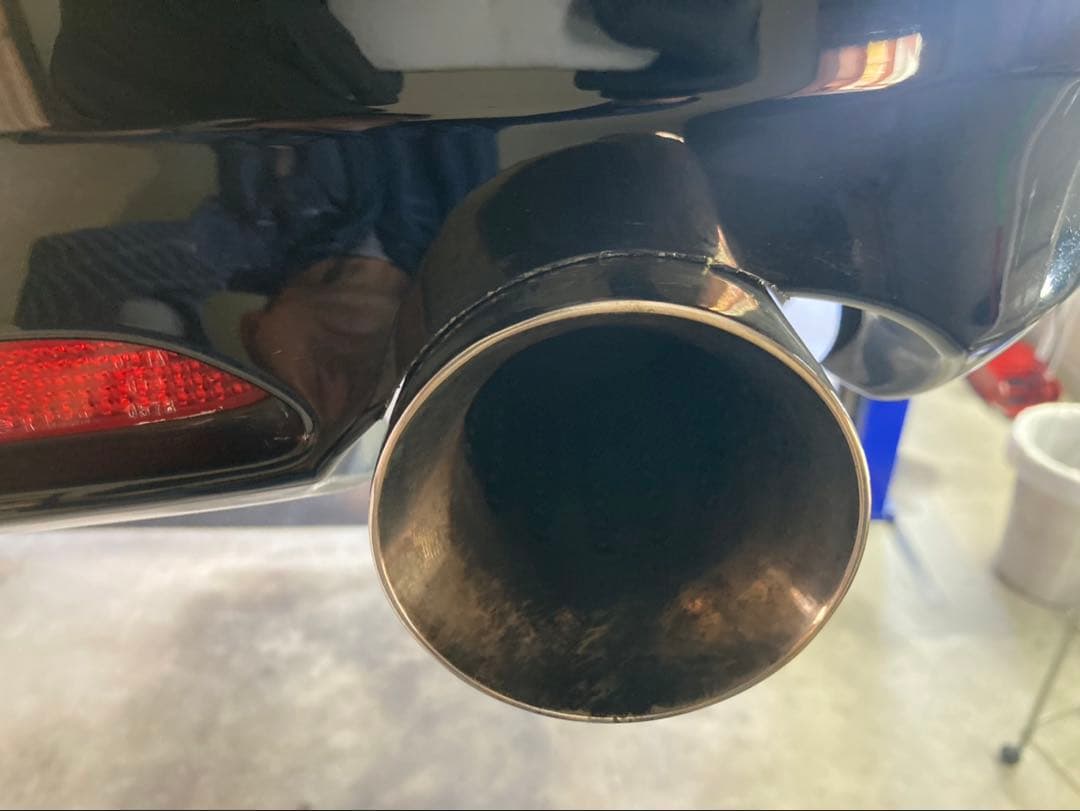 マークX130ステンレスリアストレートマフラー中古