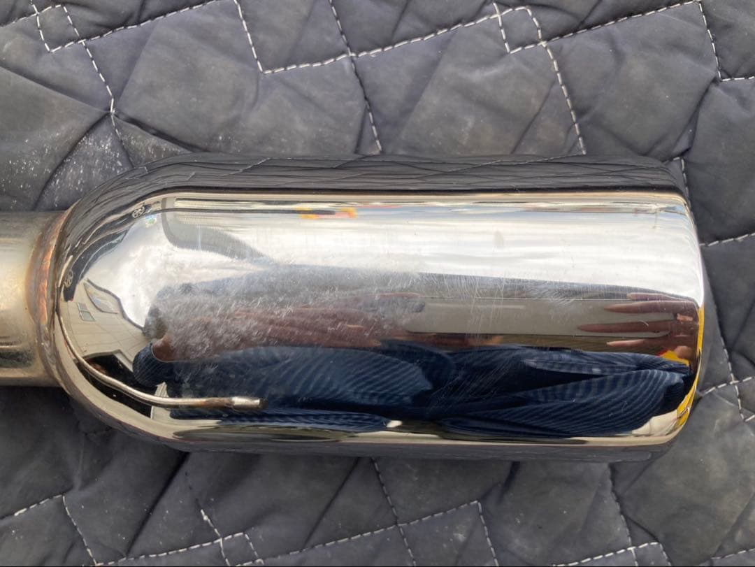 マークX130ステンレスリアストレートマフラー中古