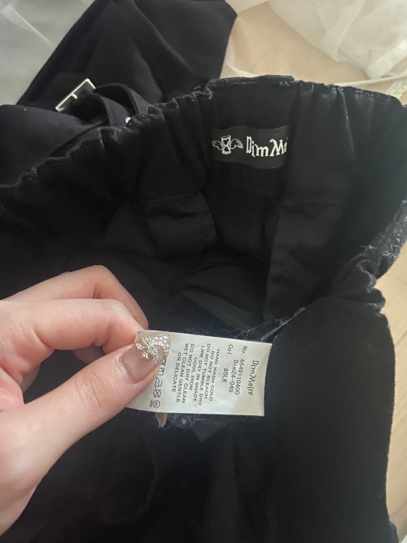 DimMoire ブラックワークパンツ