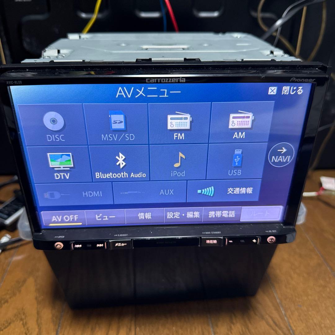 地図2024年 カロッツェリア 楽ナビ avic-rl09 8インチナビ
