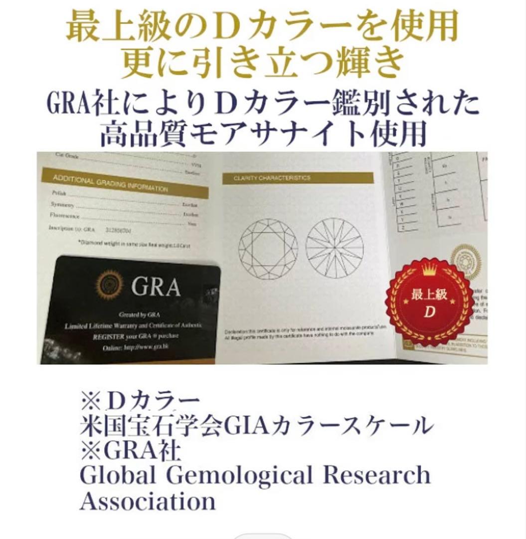 十割そばモアサナイト ホワイト シルバー925 ハート型ネックレス