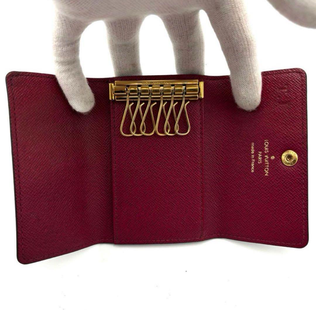 【美品】ルイヴィトン☆フーシャ モノグラム ミュルティクレ 6連キーケース