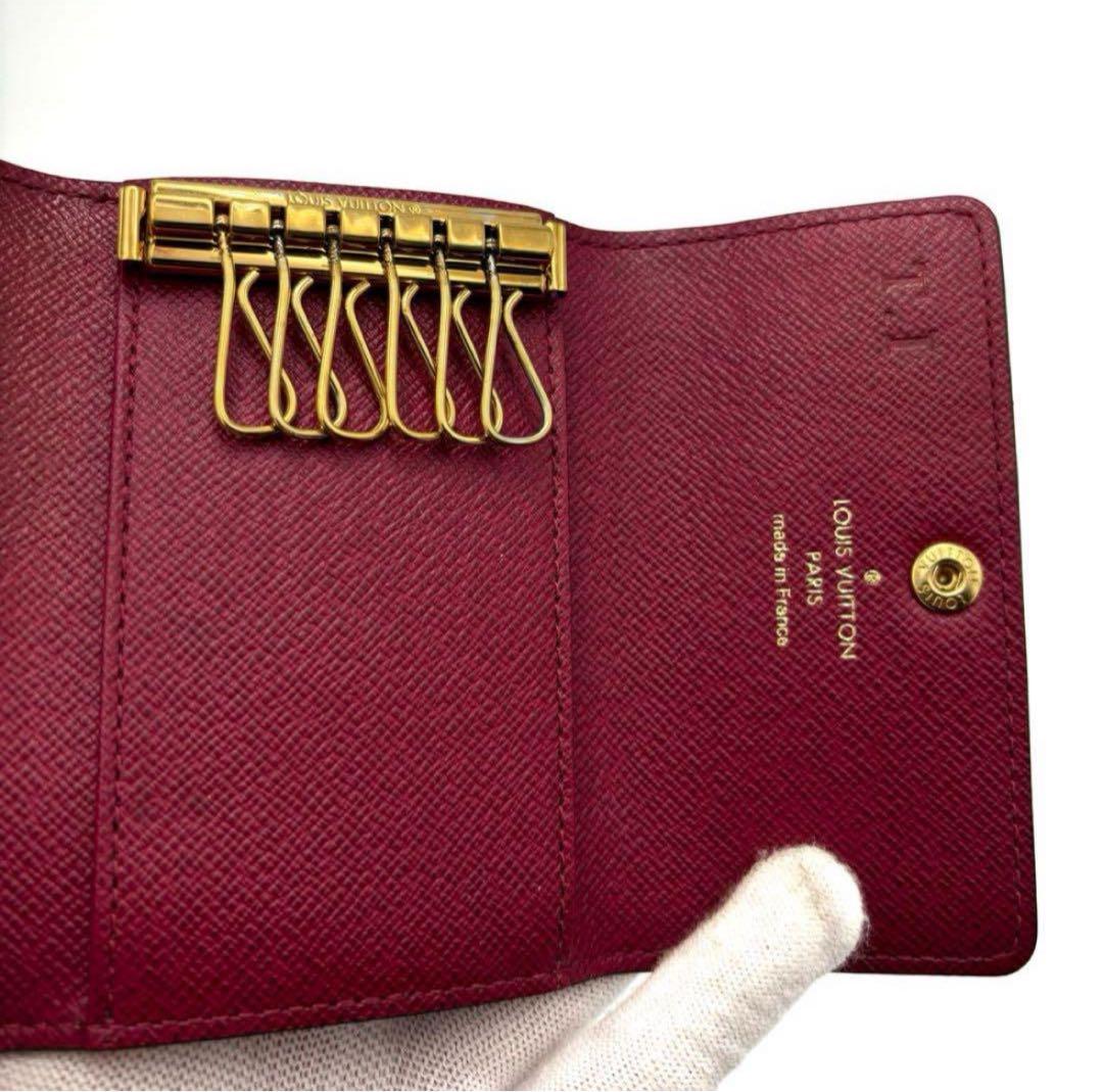 【美品】ルイヴィトン☆フーシャ モノグラム ミュルティクレ 6連キーケース