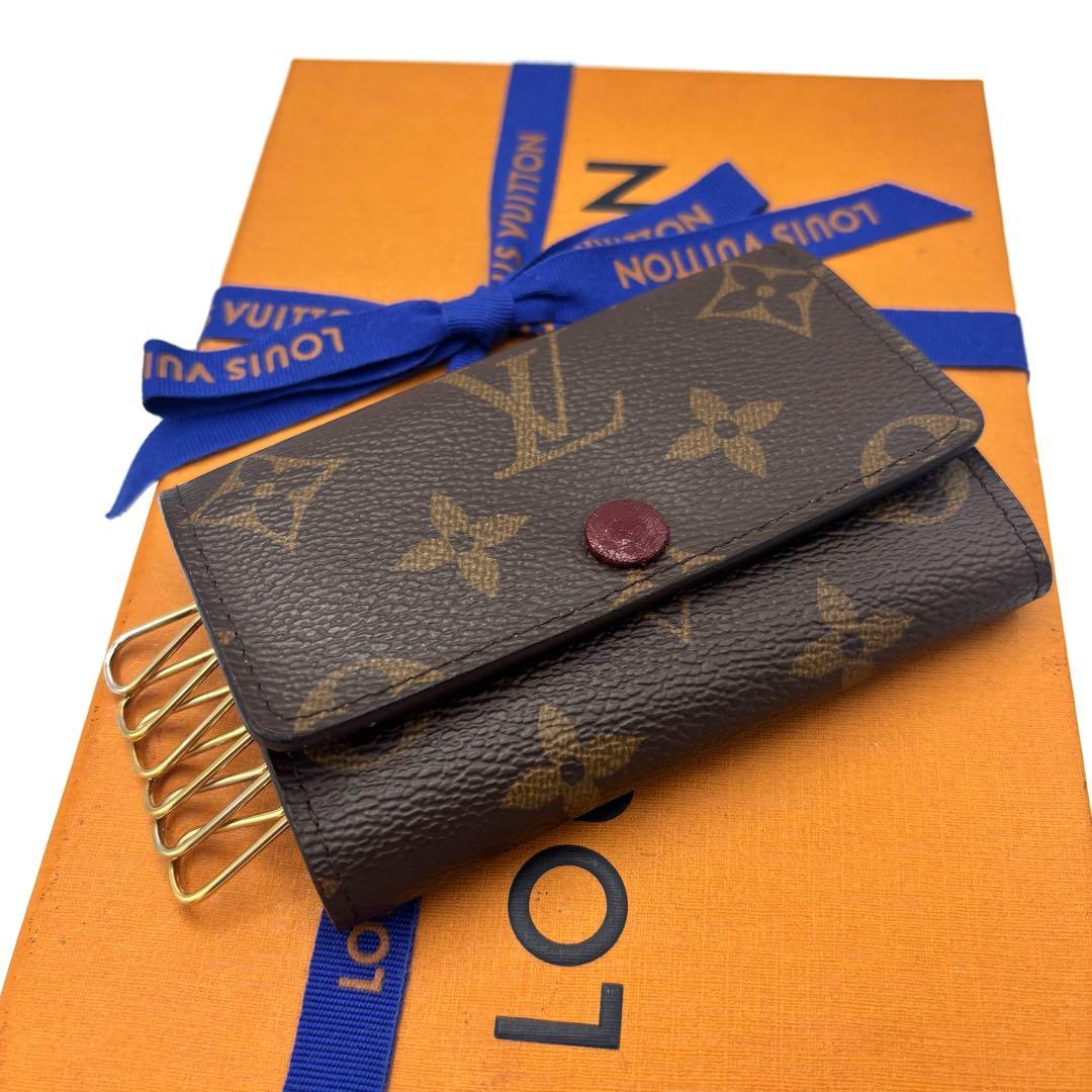 【美品】ルイヴィトン☆フーシャ モノグラム ミュルティクレ 6連キーケース