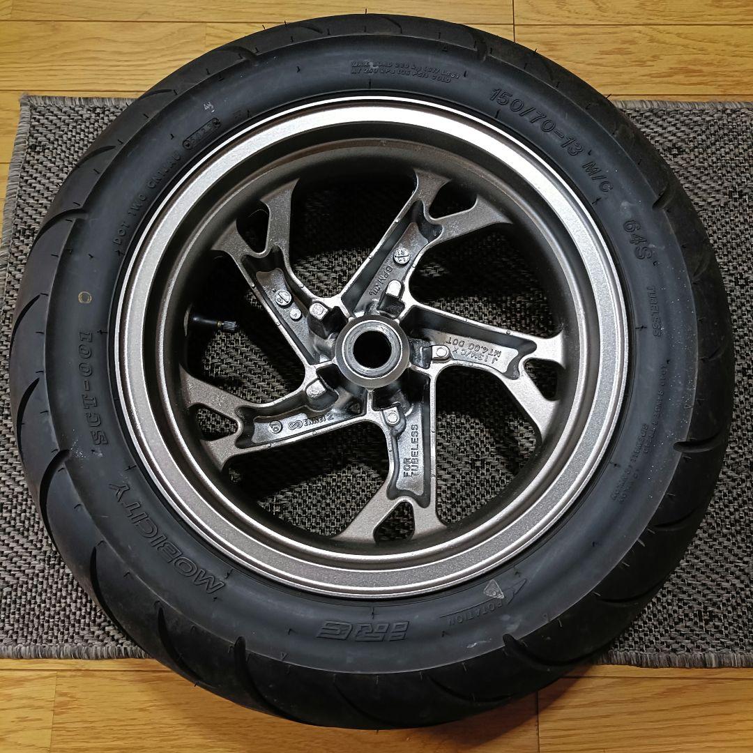 スカイウェイブ250 cj44.45.46用ホイール前後セット　オールペイント品