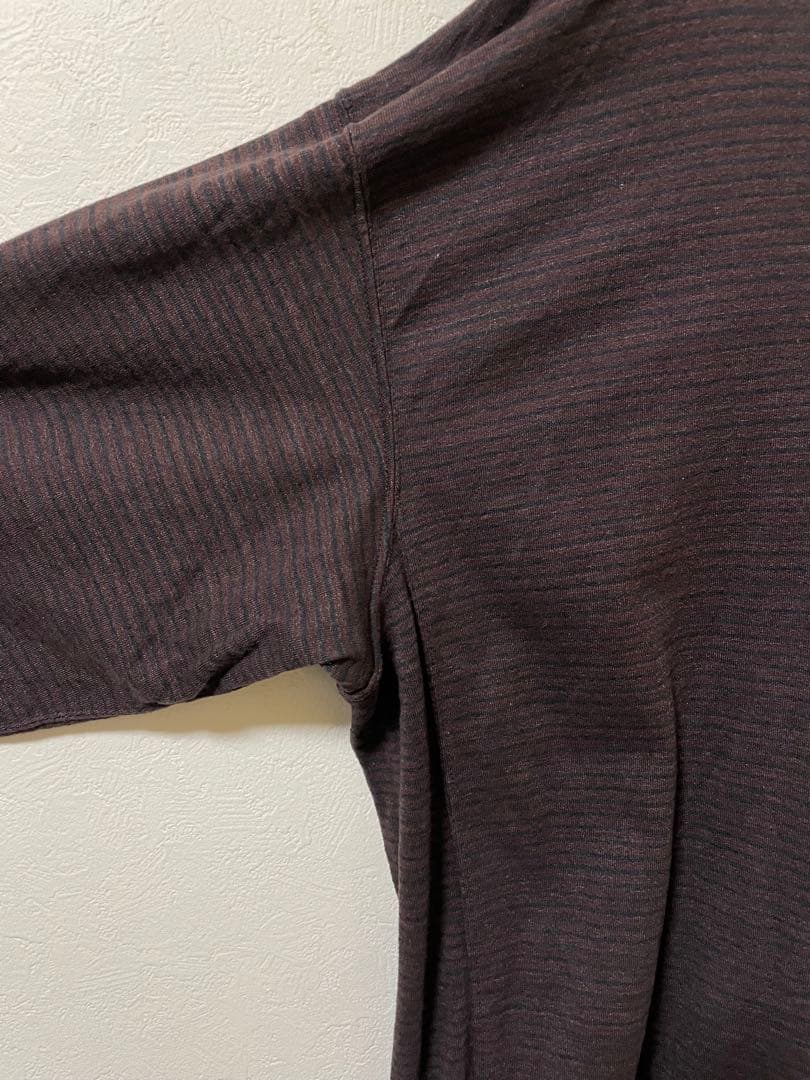 【美品】blurhms ブラームス｜ボーダー クルーネック Tシャツ 長袖ロング