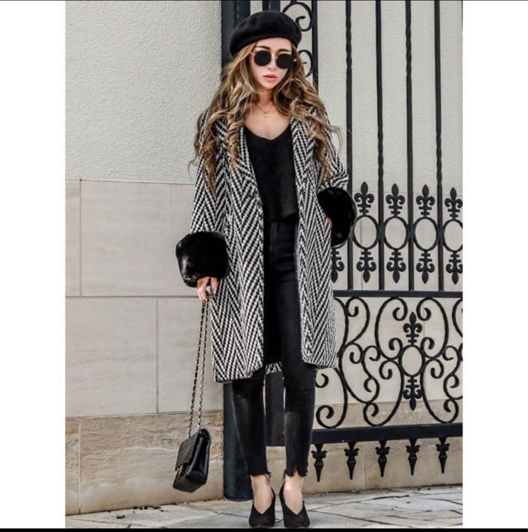 Glam Lips ファーロングコート