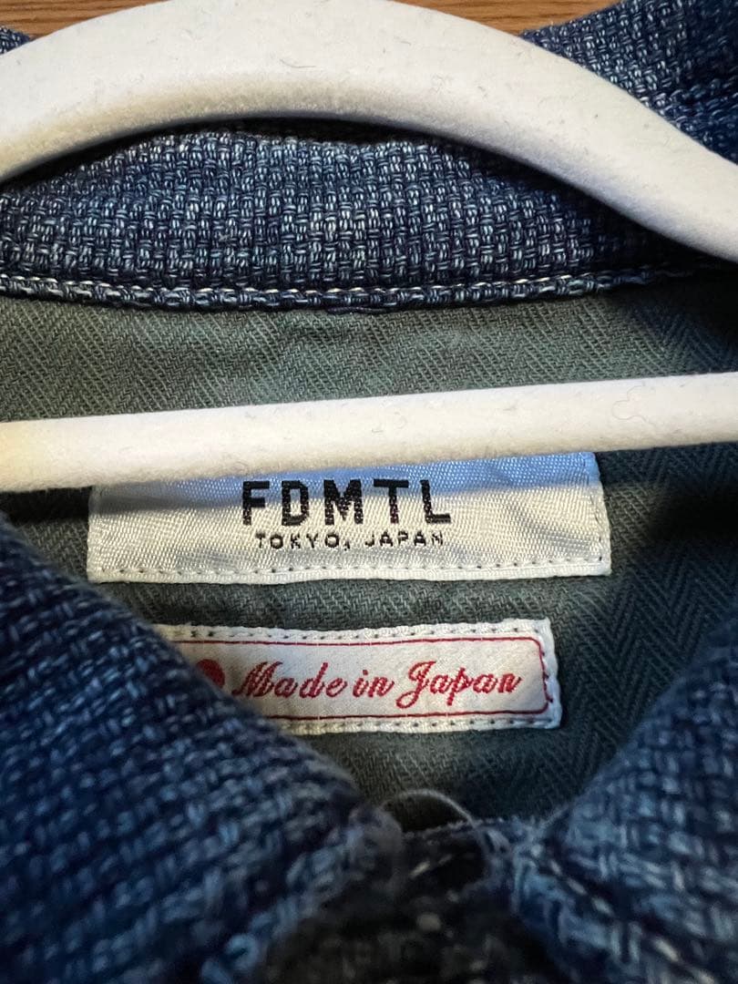 FDMTL ファンダメンタル　パッチワークデニムカバーオール