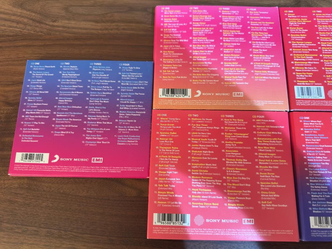 NOW 12\" 80s セット　CD合計28枚 (7ｘ各4CD)