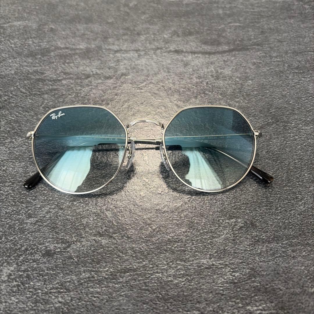 レイバン　ジャック　ブルーグラデーションレンズ　53口20