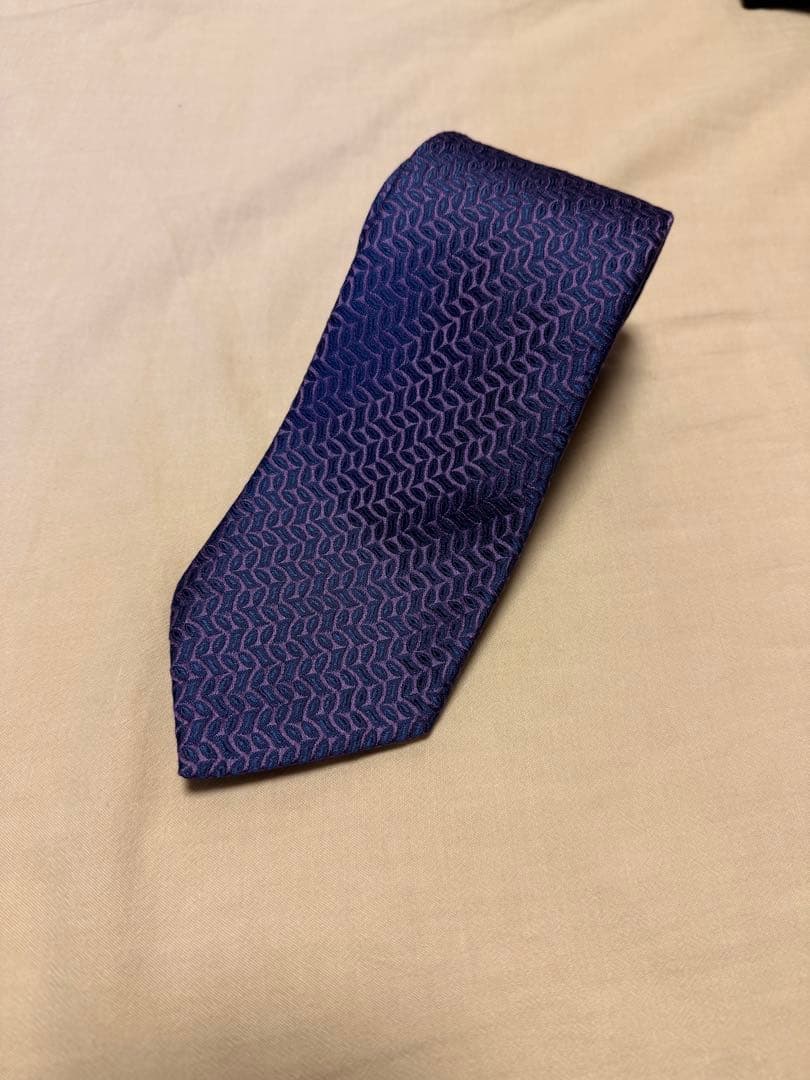 Chravetパープル ネクタイ