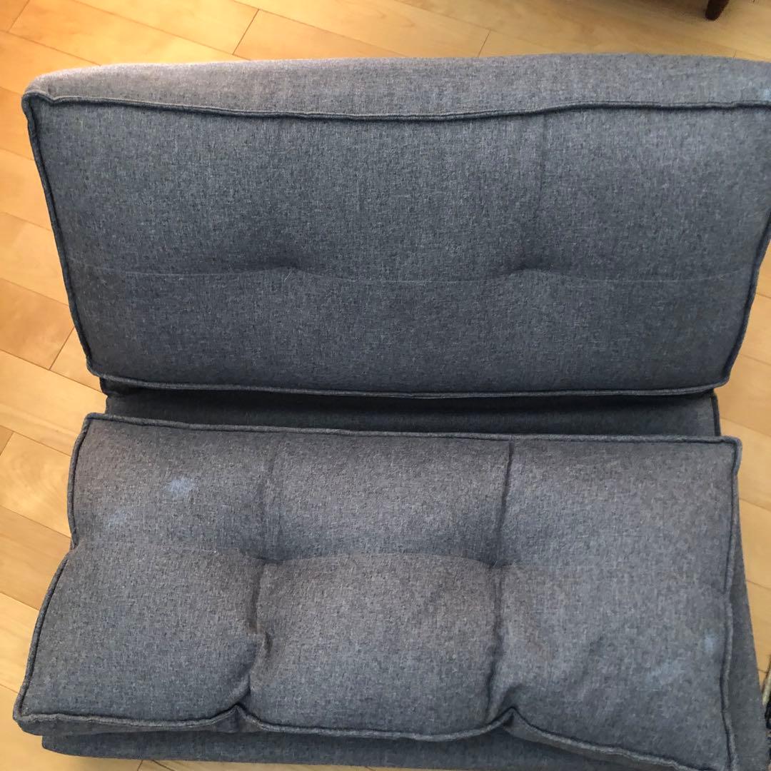 ニトリ カジュアルソファキッド3 GY