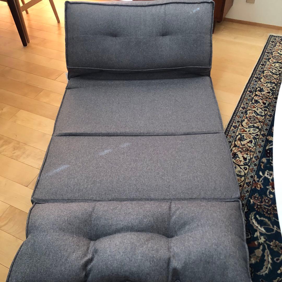 ニトリ カジュアルソファキッド3 GY