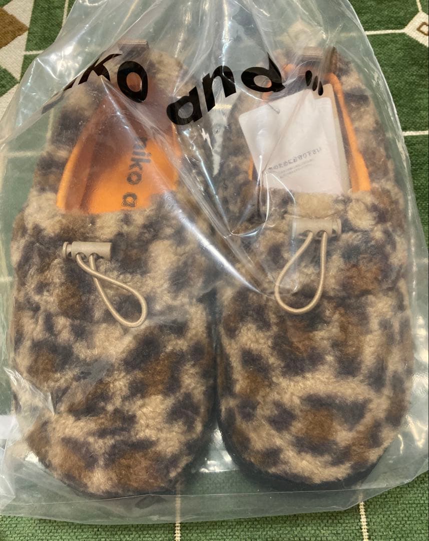 ニコアンド　niko and… オリジナルニコモコモックシューズ レオパードM