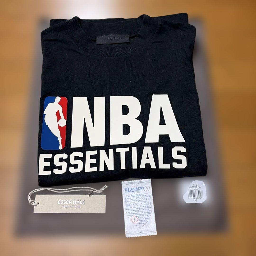 FEAR OF GOD ESSENTIALS NBA Tシャツ ブラック M