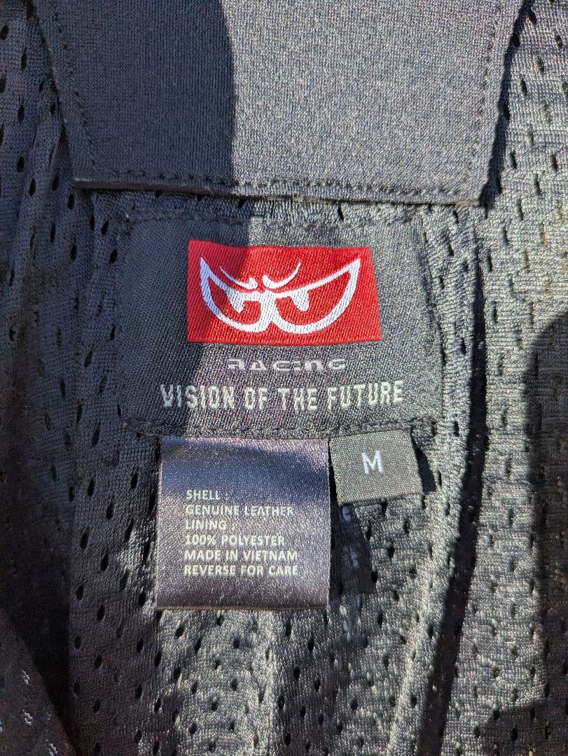 ベリック Berik レーシングスーツ Mサイズ ツナギ MFJ　黒/オレンジ