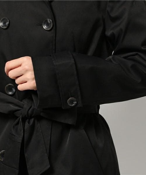 【Hamuchu】ダウンライナー付ストレッチツイルトレンチコート