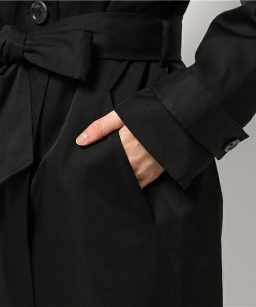 【Hamuchu】ダウンライナー付ストレッチツイルトレンチコート