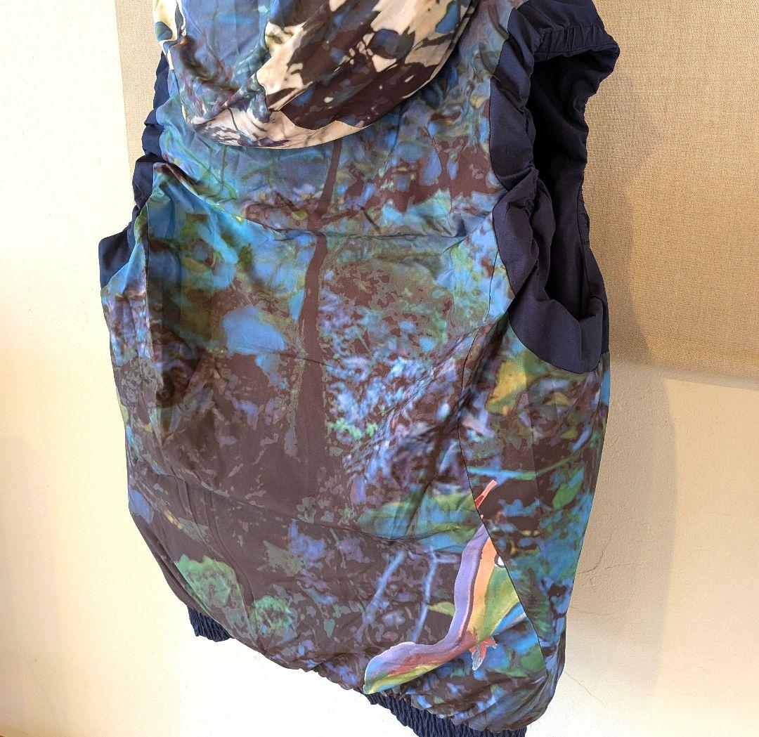 Tsumori Chisatoツモリチサト　ダウンベストリバーシブル　風景画