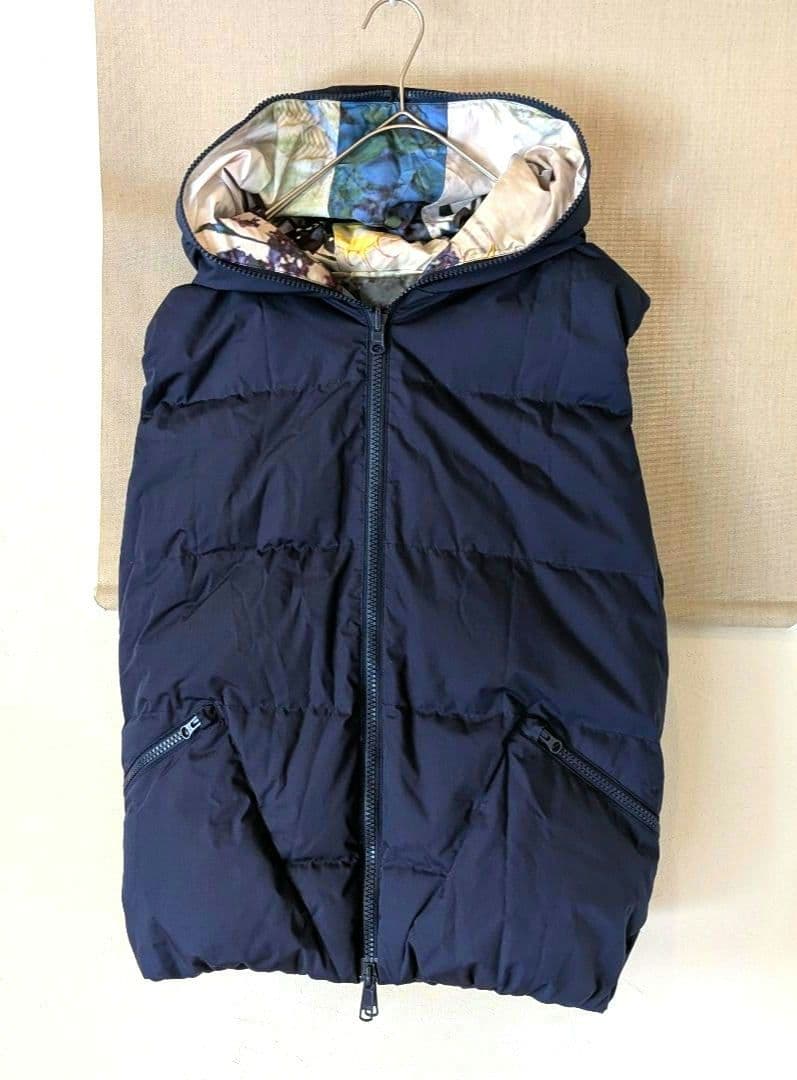 Tsumori Chisatoツモリチサト　ダウンベストリバーシブル　風景画