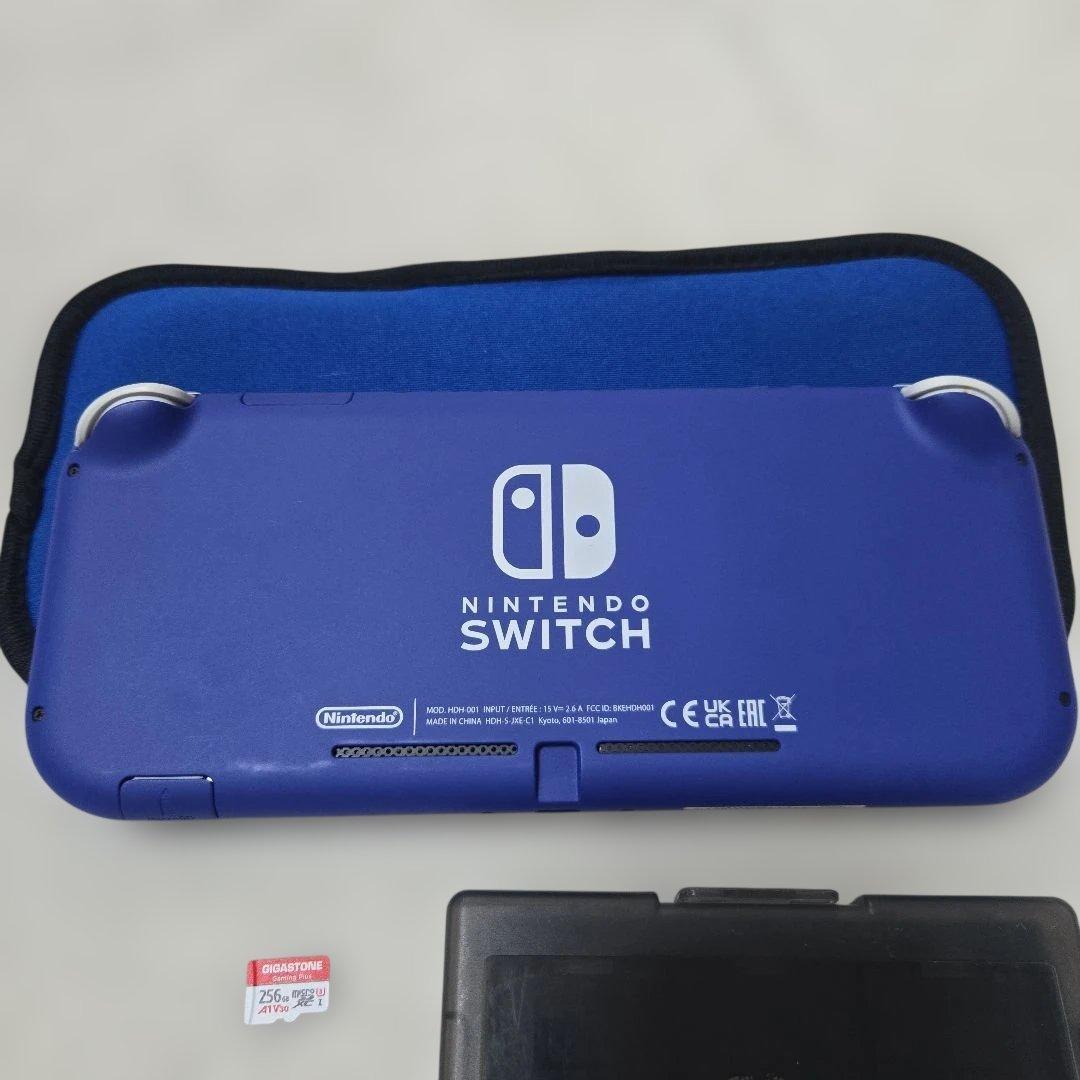 ニンテンドースイッチライト（ブルー）、メモリーカード256GB