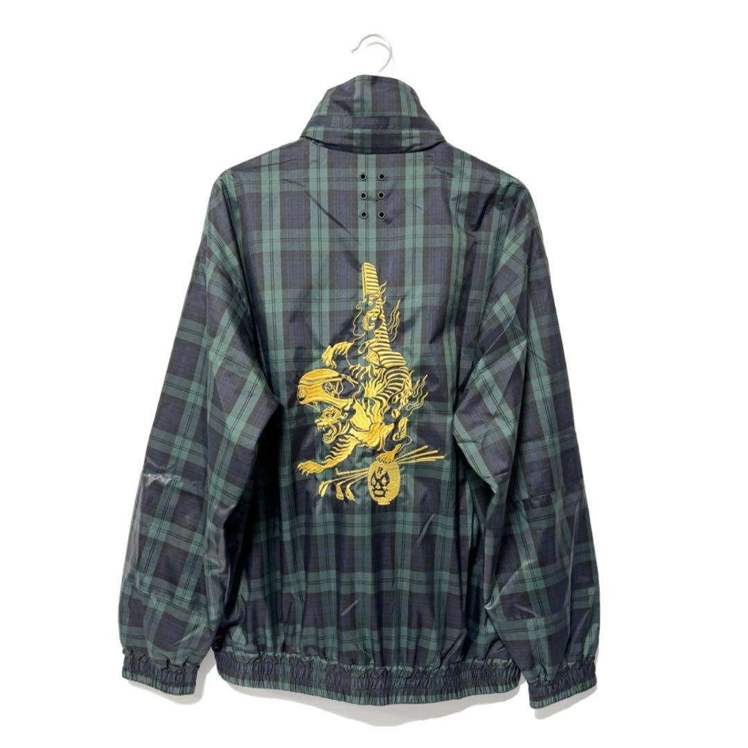 ラッセルノ ゴルフ 族虎 チェック ジップアップ ブルゾン D.グリーン L 5