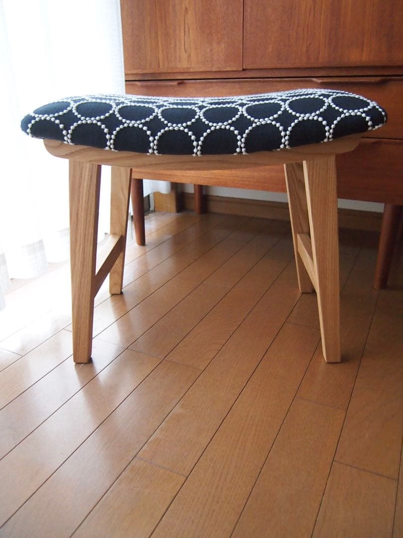 pさん専用 ミナペルホネン ハンドメイド トロペスツール 2脚セット 生地 椅子