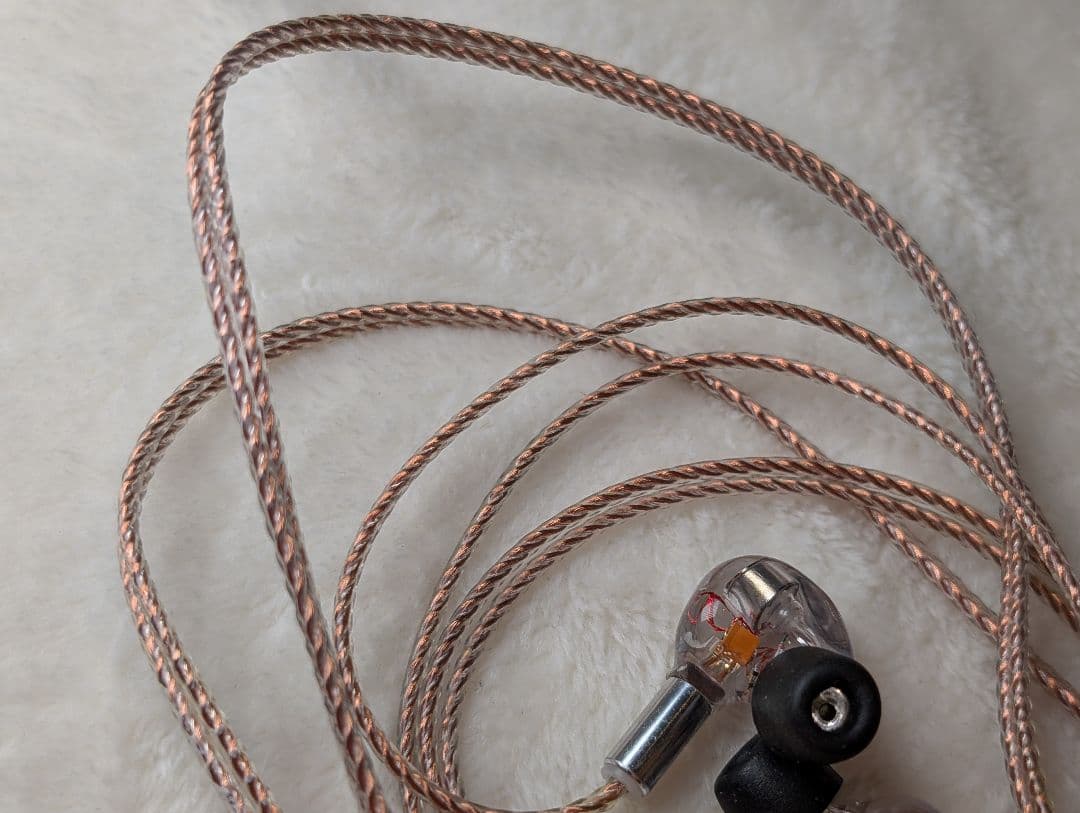 【スケルトンケーブル仕様】ORB CF-IEM 初期型 イヤホン IEM②