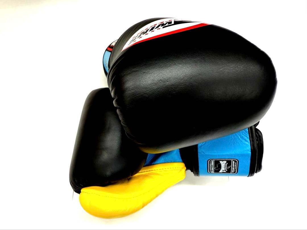 新品　TWINS グローブ 16oz 黒水黄　本革製　ツインズ　送料込