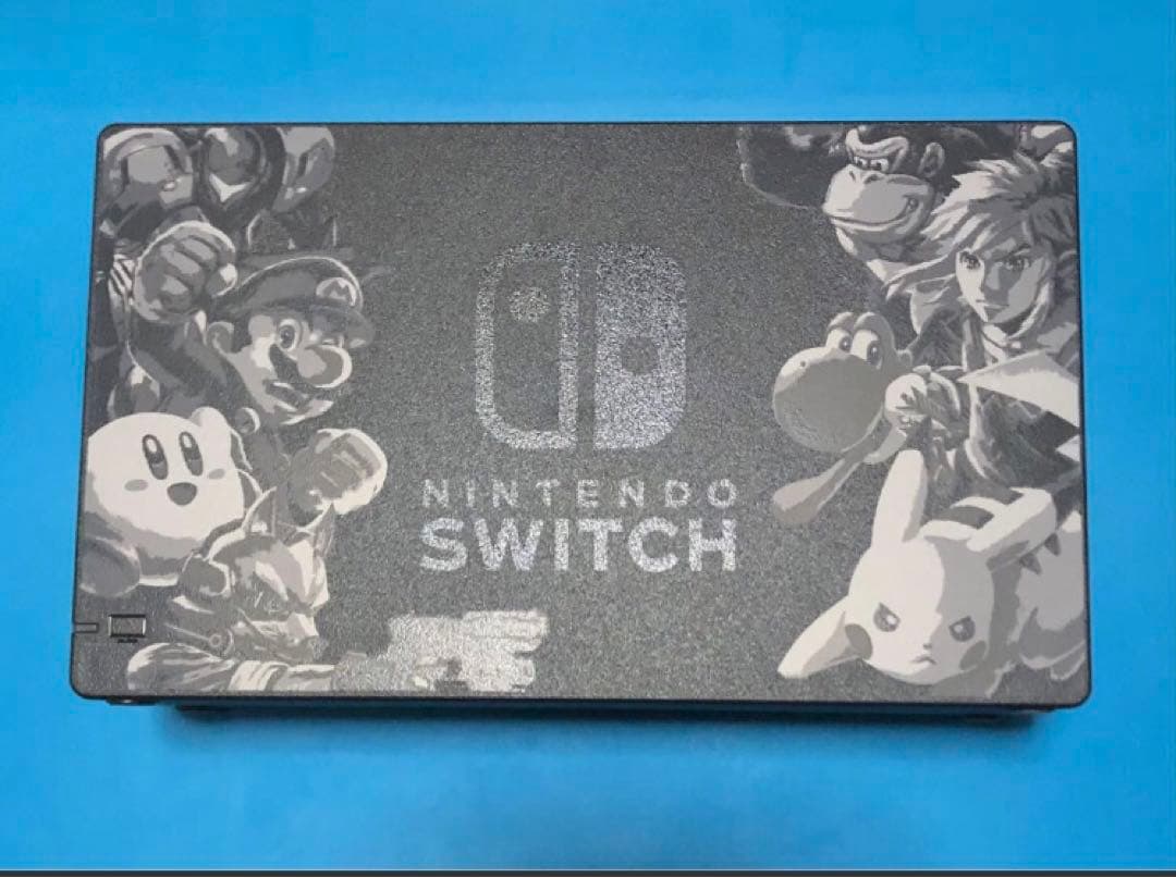 中古美品　ニンテンドースイッチ本体　スマブラセット　ソフトなし