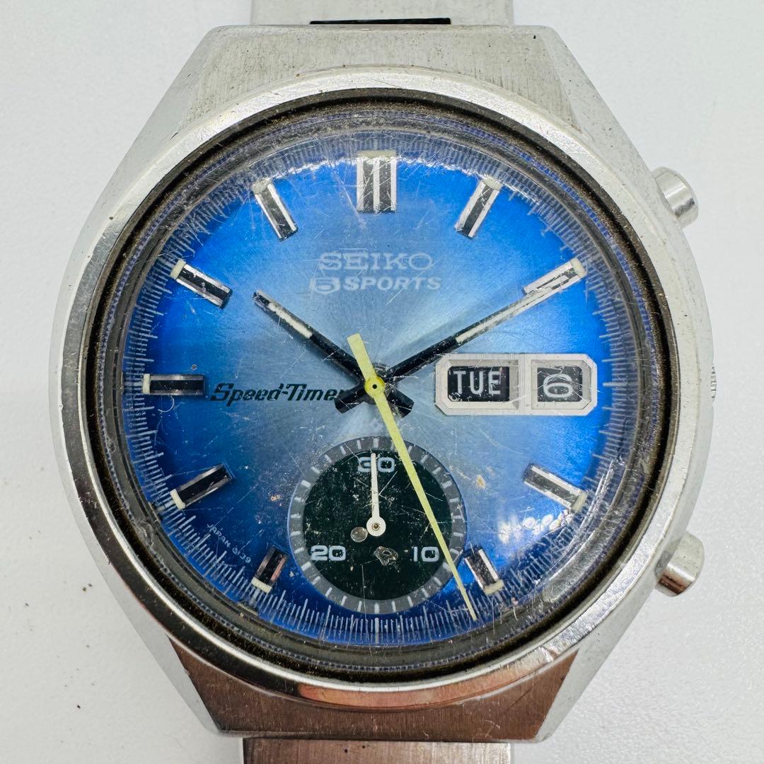 ✨SEIKO✨セイコー5✨スポーツ✨Speed-Timer✨腕時計✨ベルト壊れ✨
