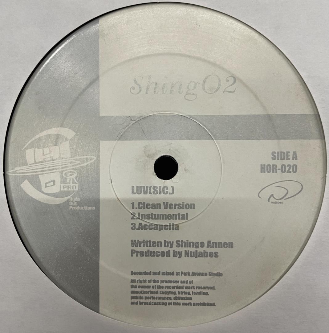 Shing02「Luv(sic.)」NUJABES HYDEOUT レア12\"