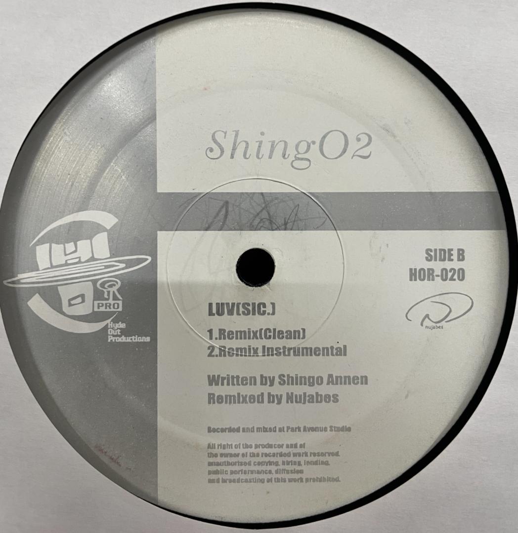 Shing02「Luv(sic.)」NUJABES HYDEOUT レア12\"