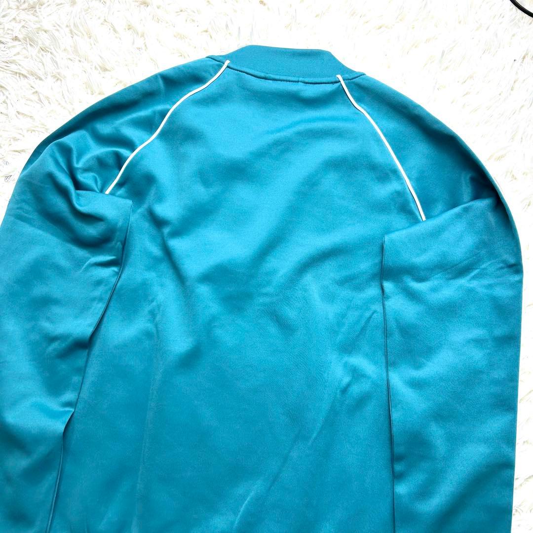 未使用級 L アディダス SST トラックジャケット ターコイズ レディース