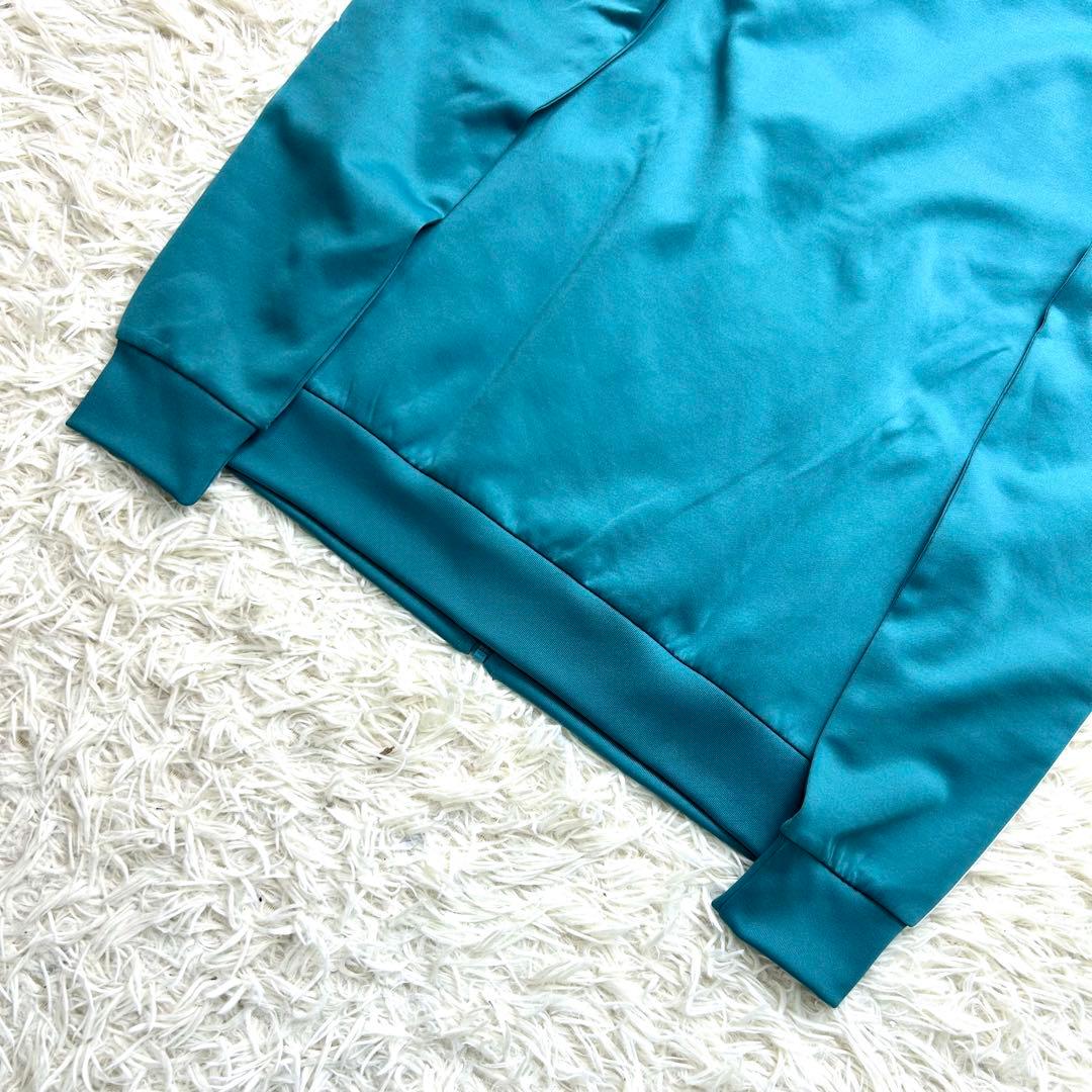 未使用級 L アディダス SST トラックジャケット ターコイズ レディース