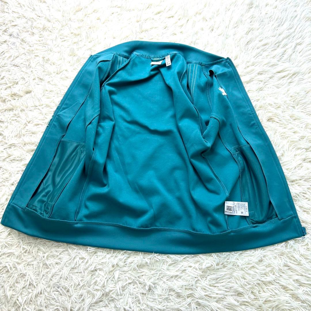 未使用級 L アディダス SST トラックジャケット ターコイズ レディース