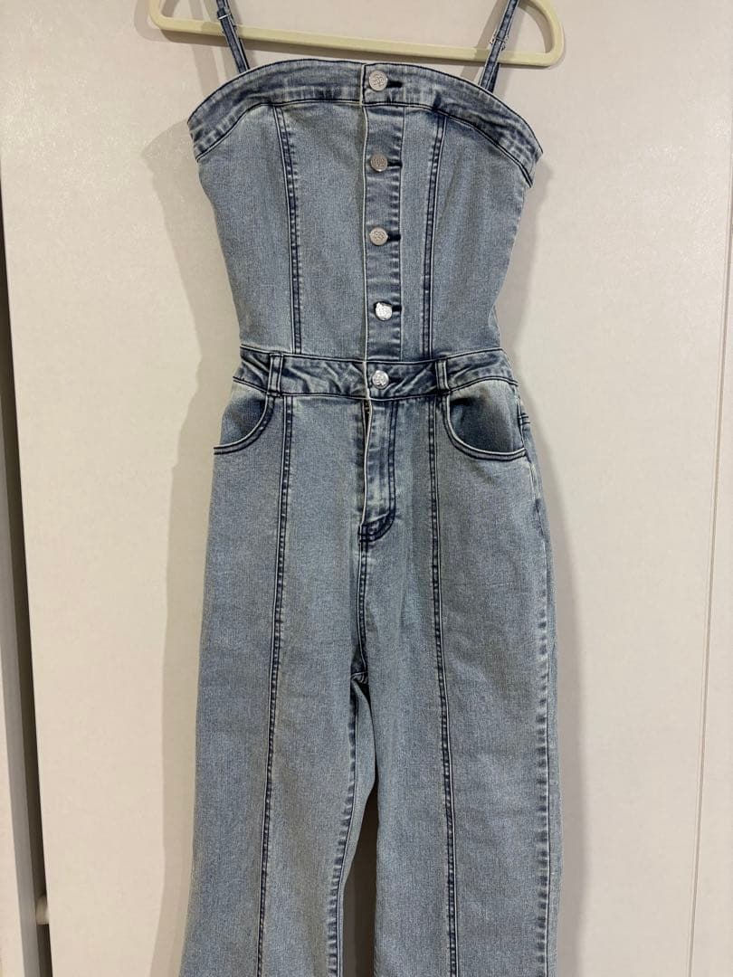 Rady デニムキャミソールサロペット