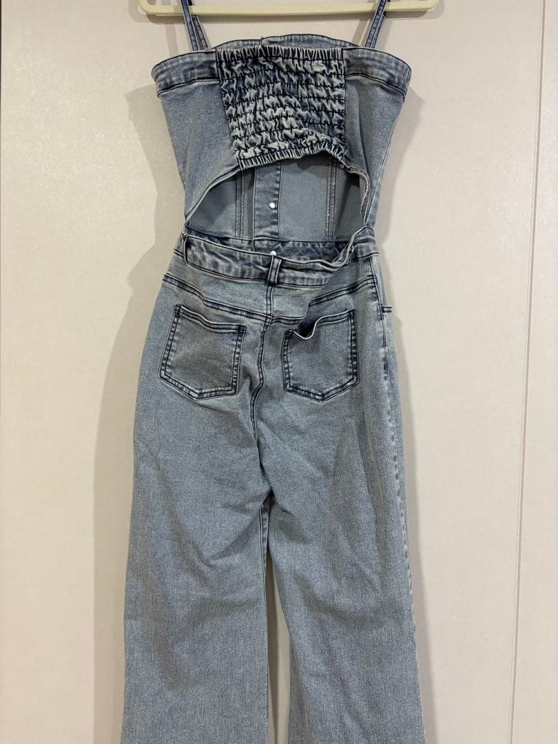 Rady デニムキャミソールサロペット